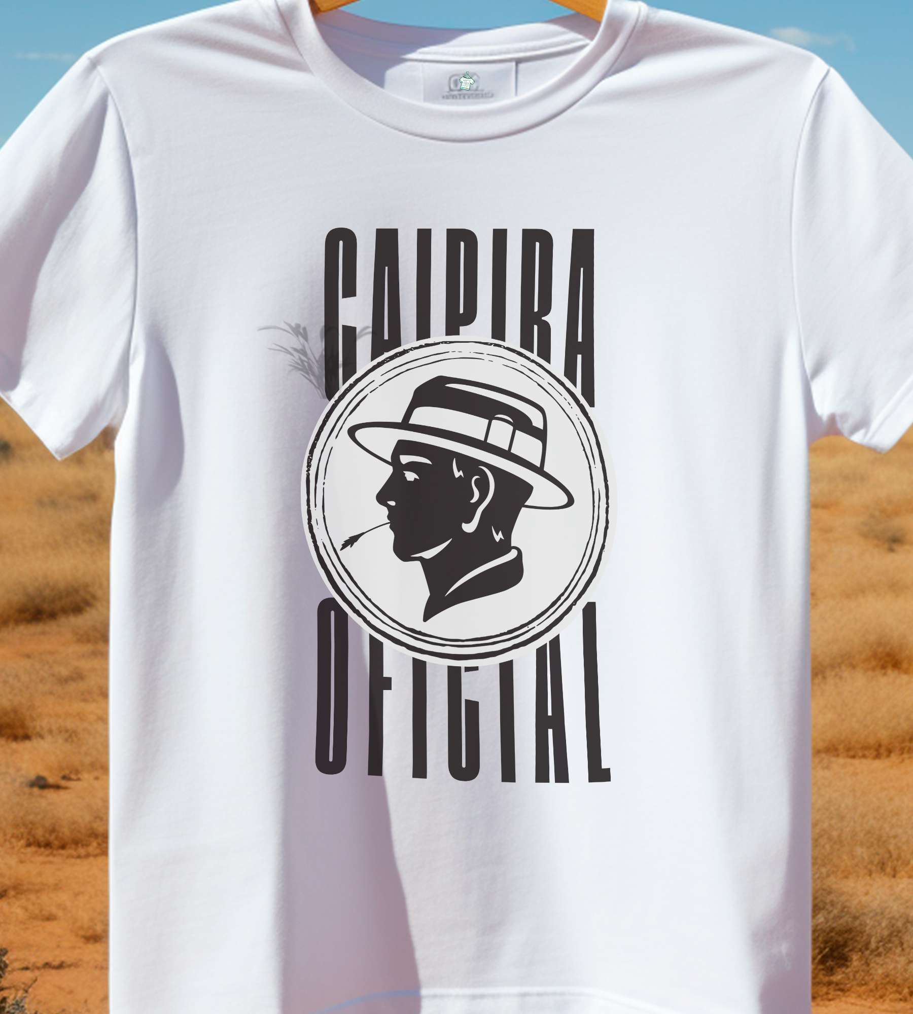Nome do produto: TSHIRT CAIPIRA OFICIAL - CLARA