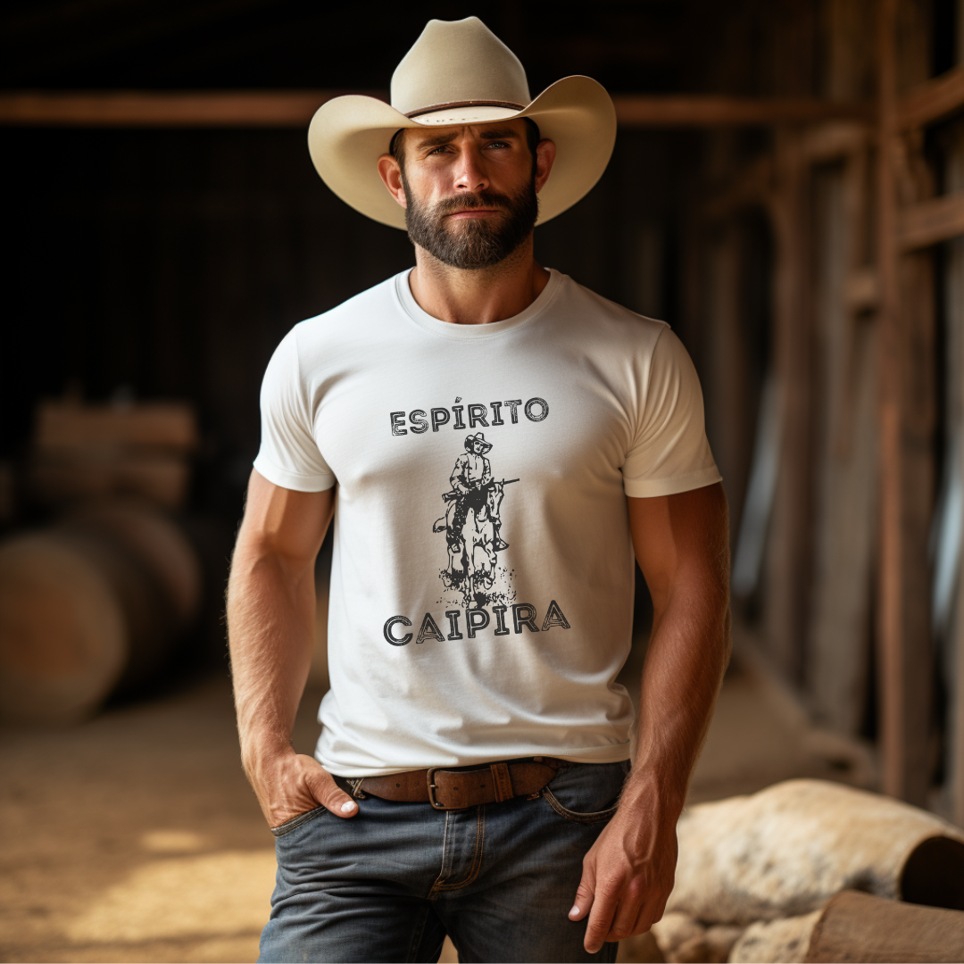 Nome do produto: TSHIRT ESPÍRITO CAIPIRA