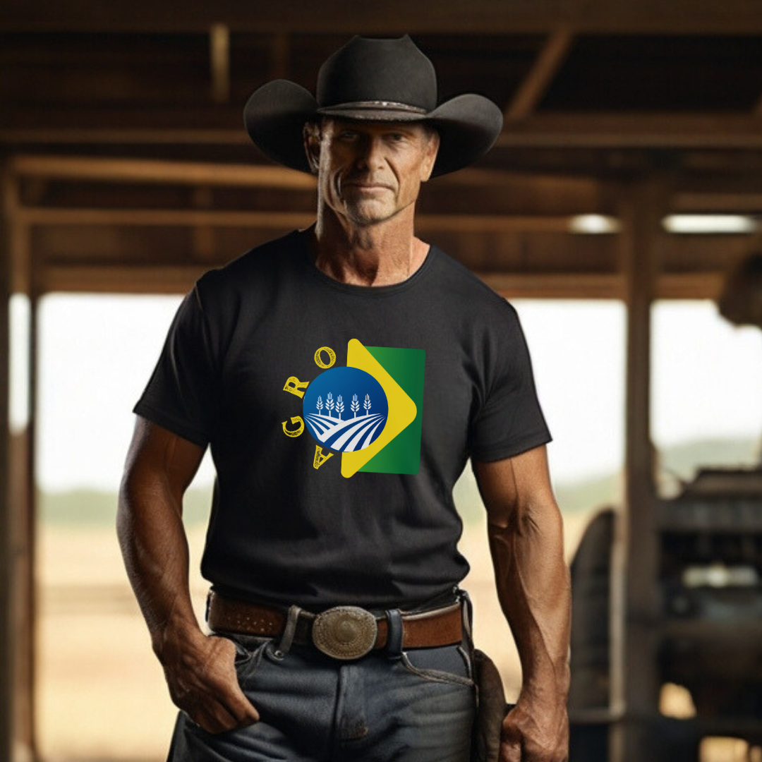 Nome do produto: TSHIRT AGRO BANDEIRA