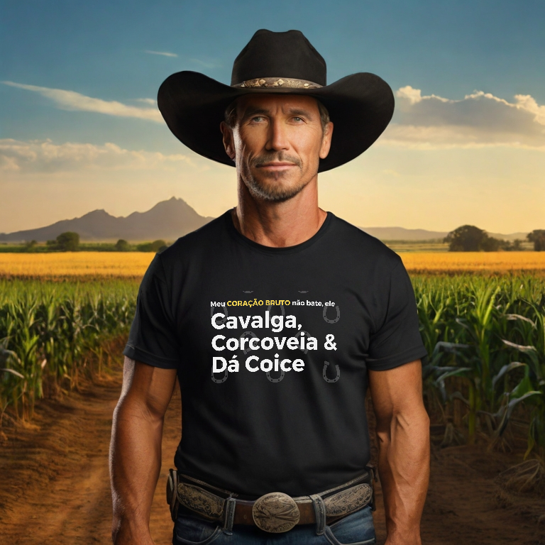 Nome do produto: TSHIRT CORAÇÃO BRUTO