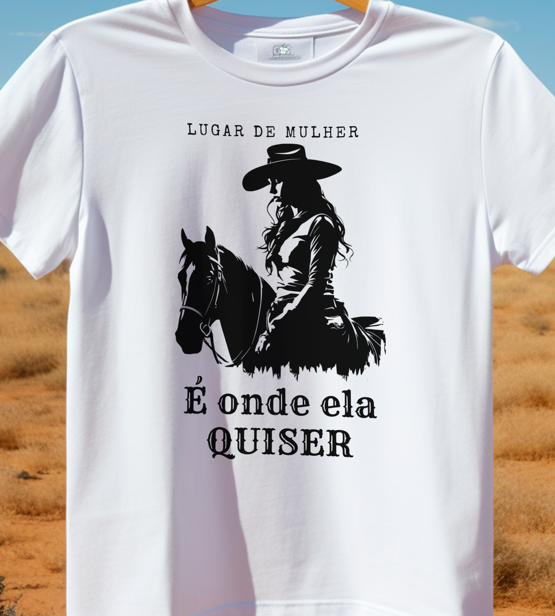 Nome do produto: TSHIRT LUGAR DE MULHER