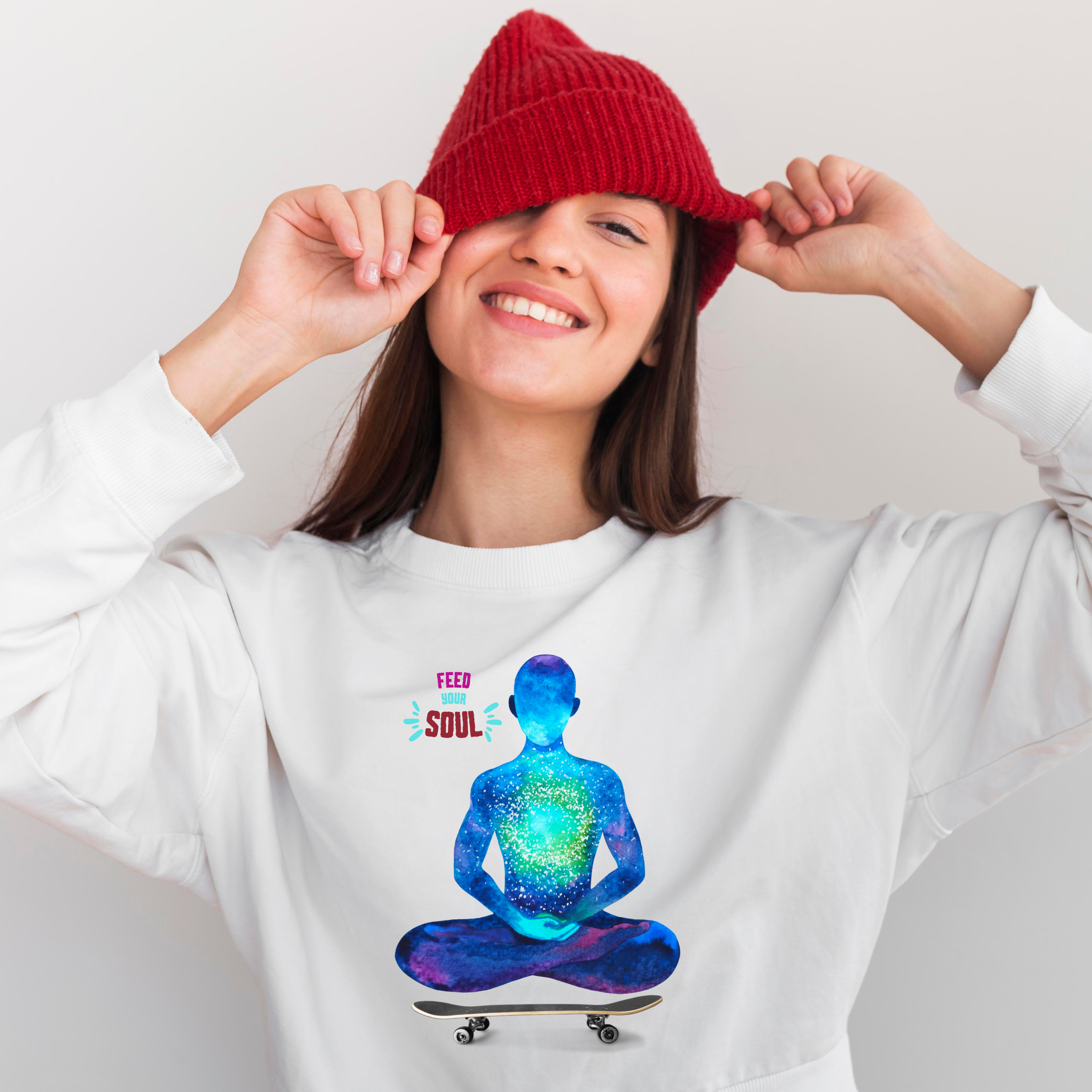 Feed Your Soul - Moletom Fechado (Unisex)