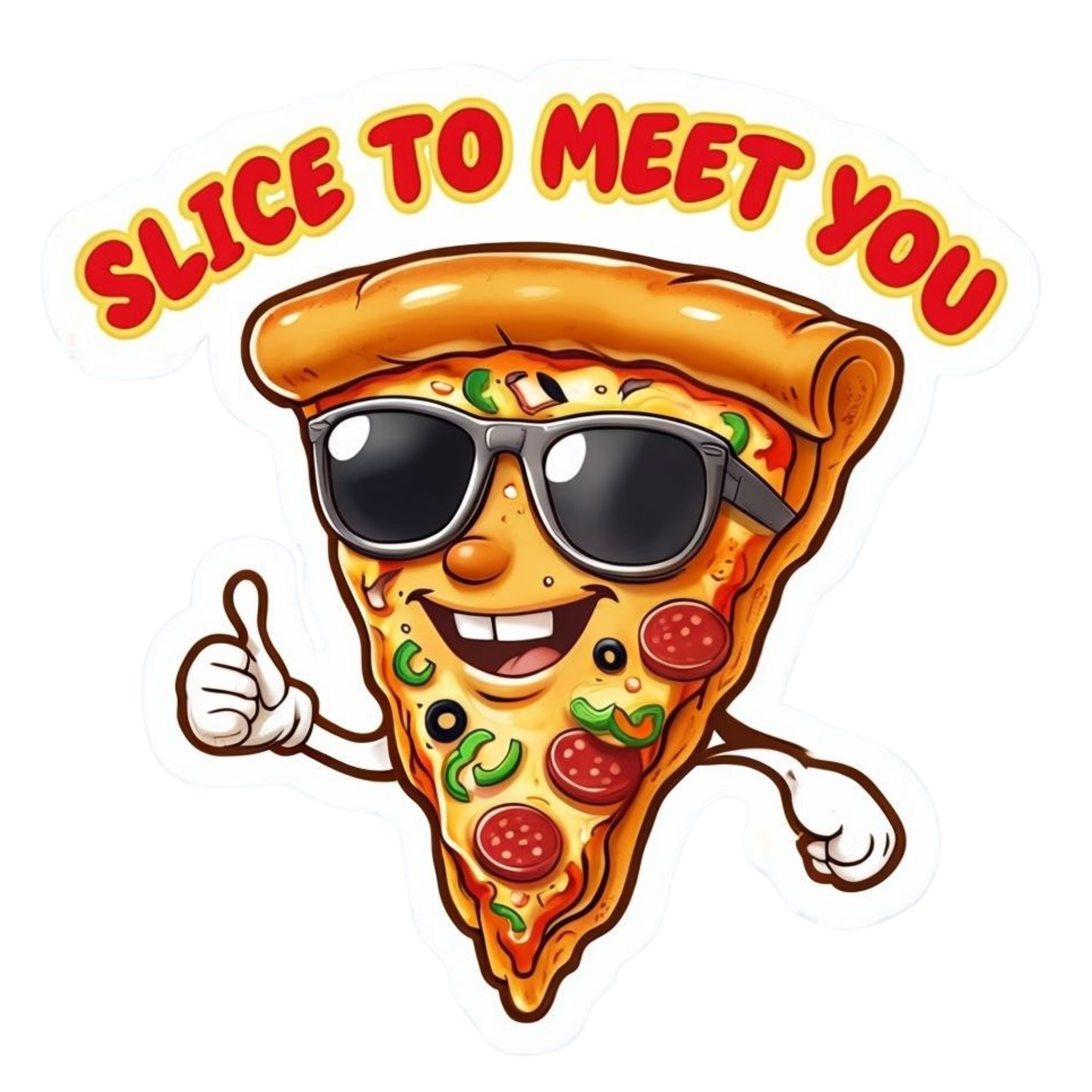 Slice to meet you (camiseta unisex)