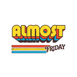 Almost Friday (Vintage Logo) camiseta unisex