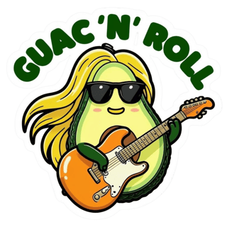 Guac ´n ´Roll (camiseta unisex)