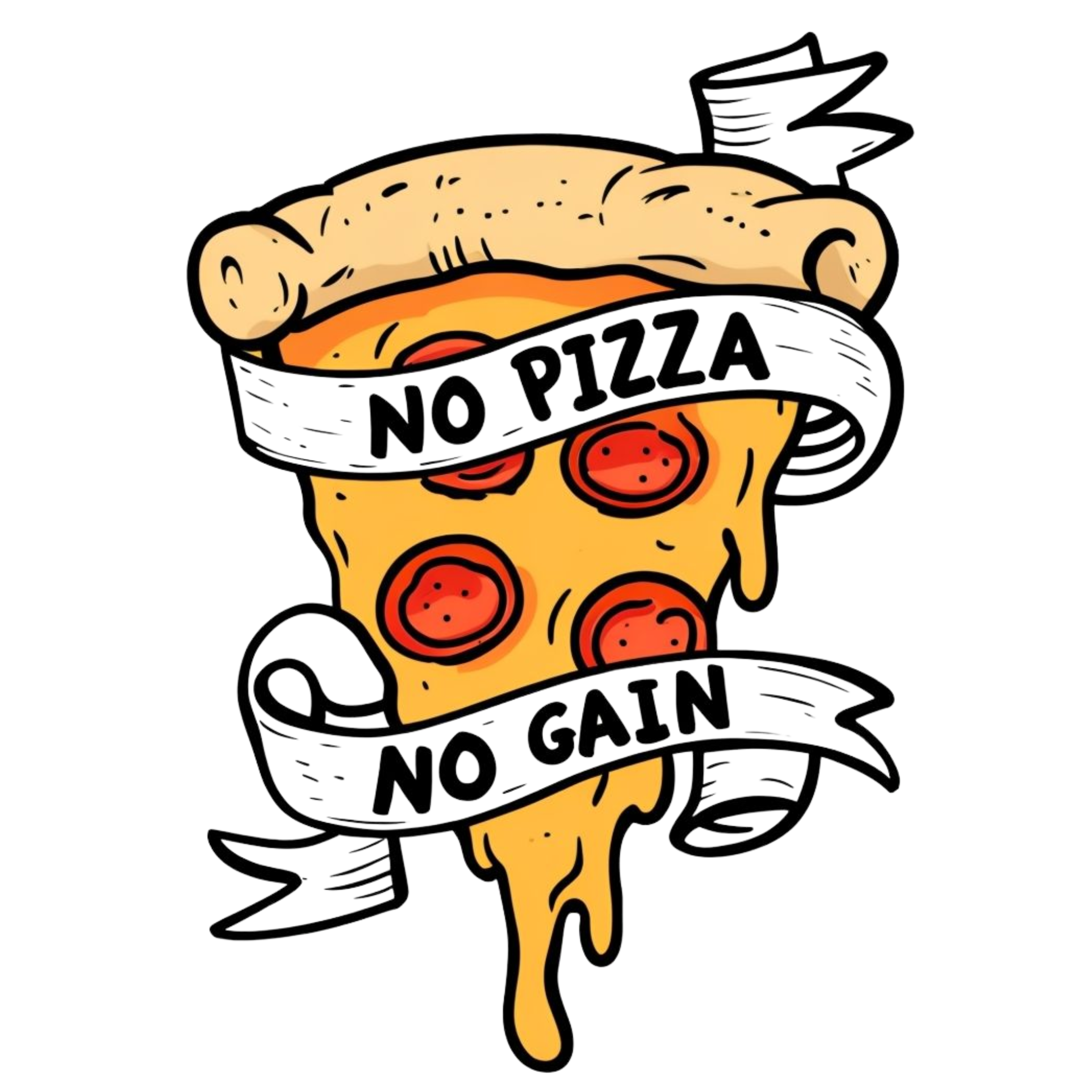 No Pizza No Gain (camiseta unisex)