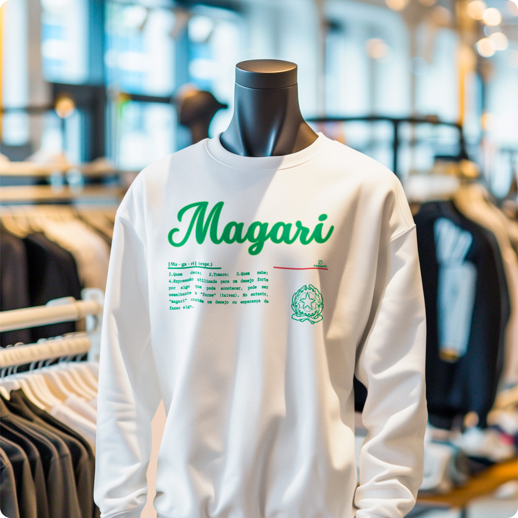 Moletom Italiano Magari