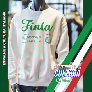 Moletom Italiano Finta