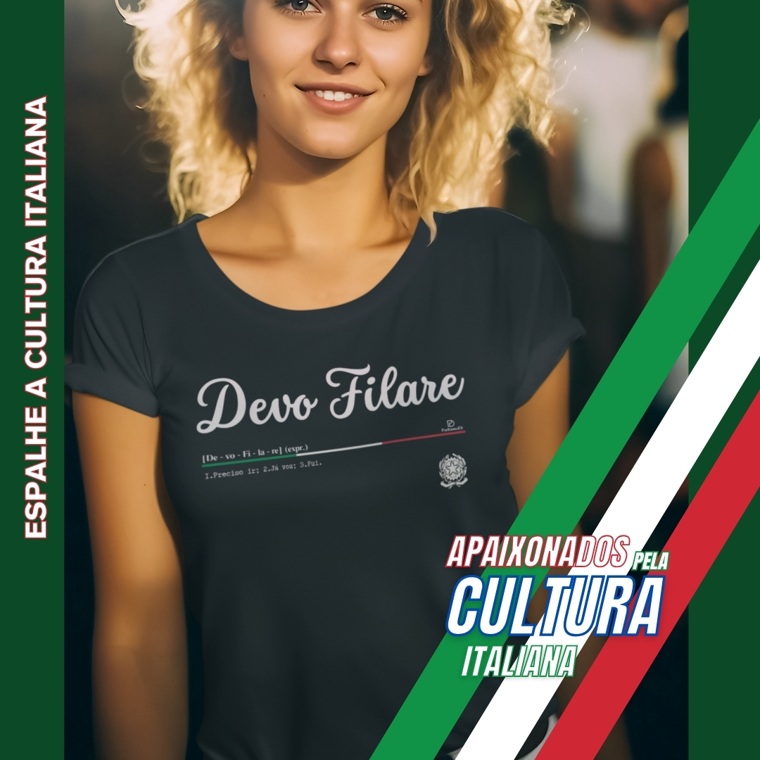 Baby Look Italia Devo Filare