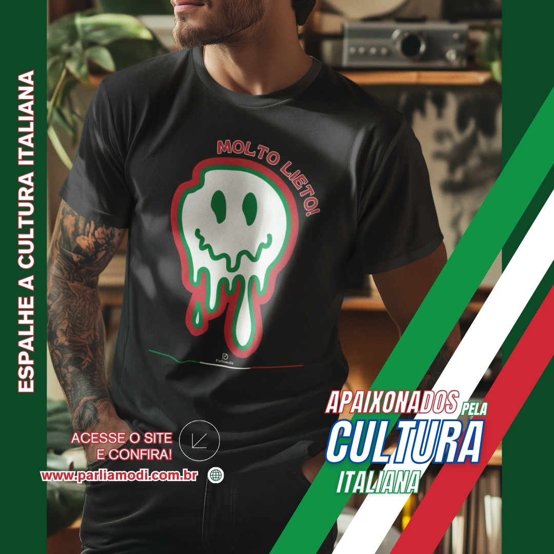 Camiseta Italia Molto Lieto