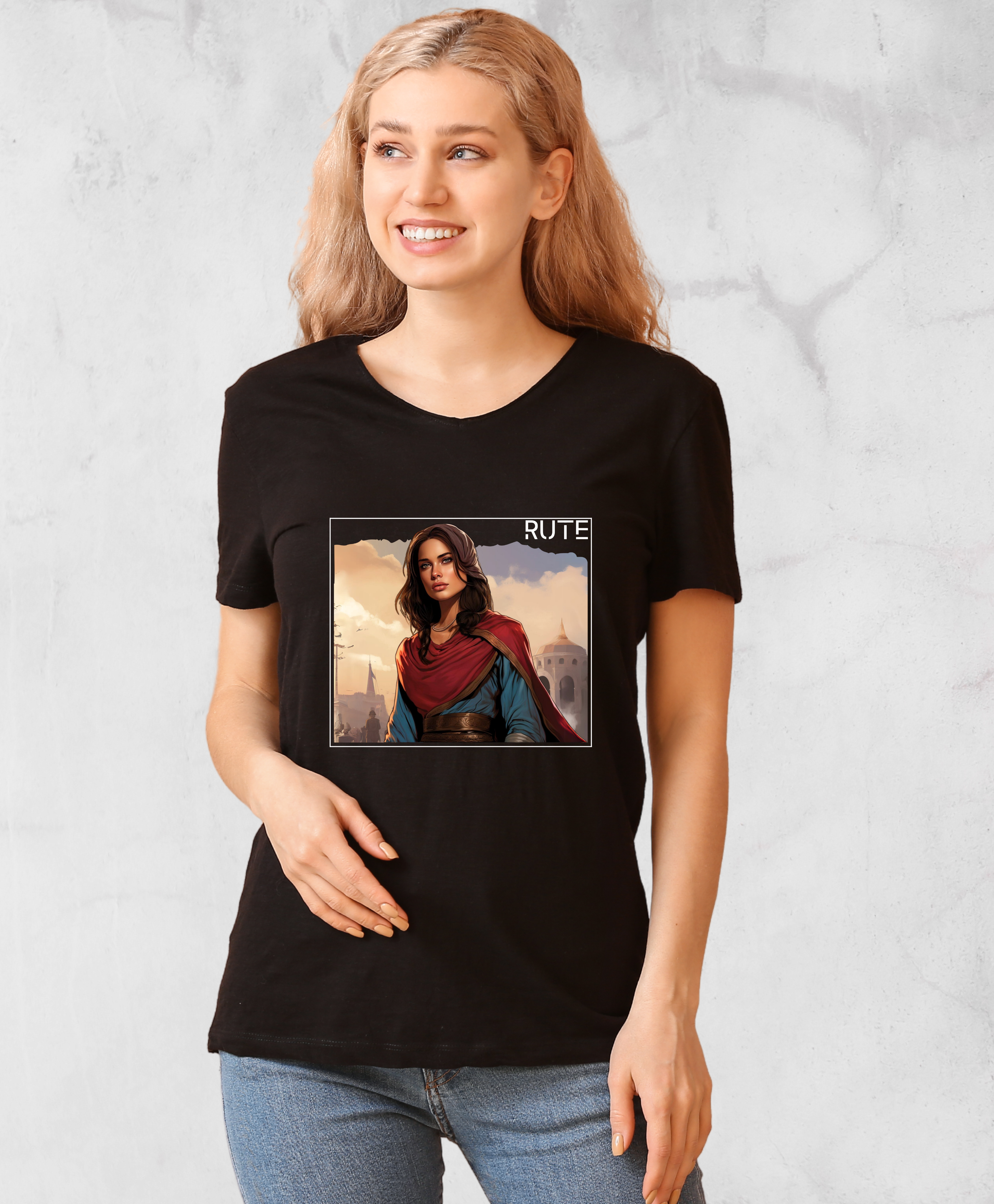 Nome do produto: Camiseta Rute Preta