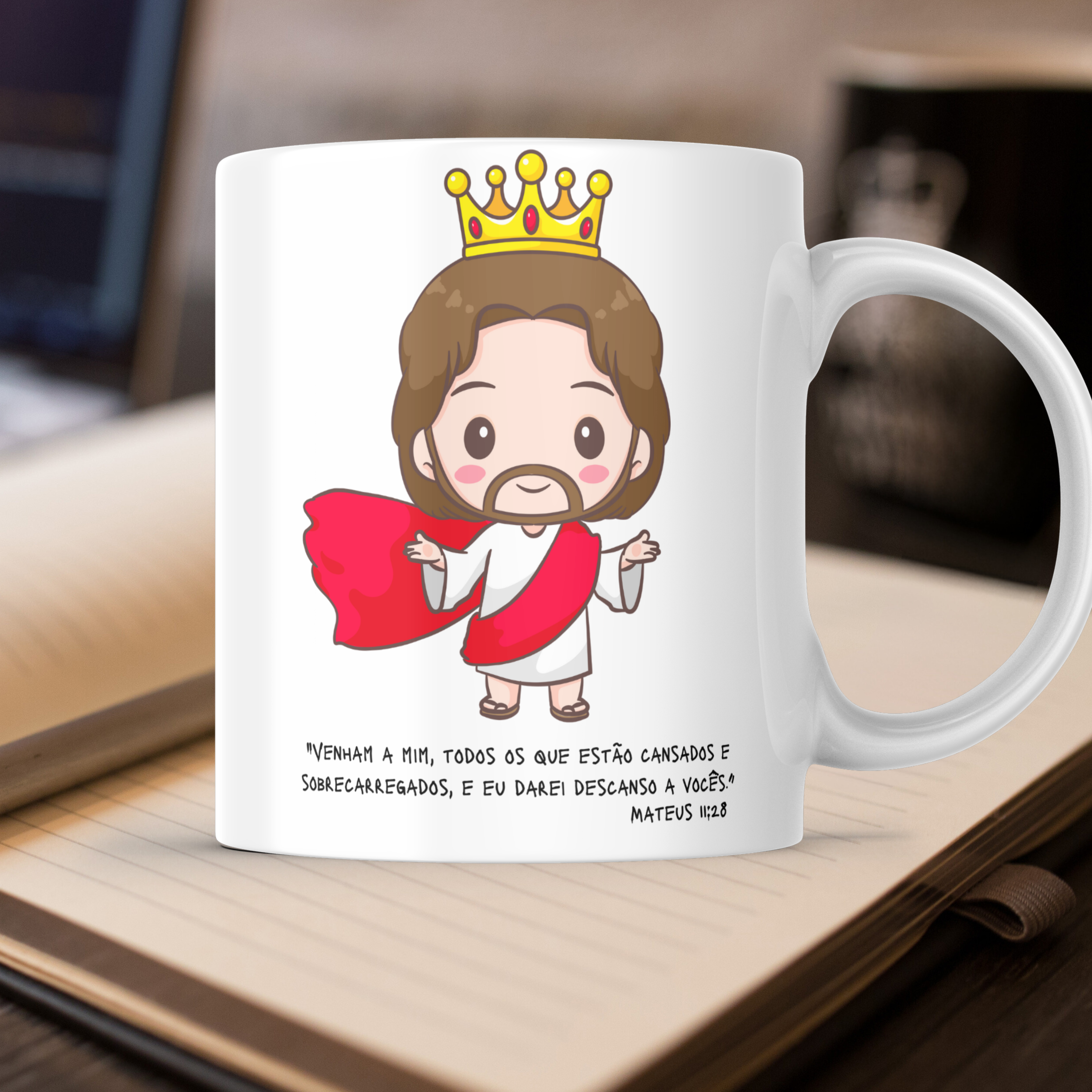Nome do produto: Cnaneca Mateus 11:28