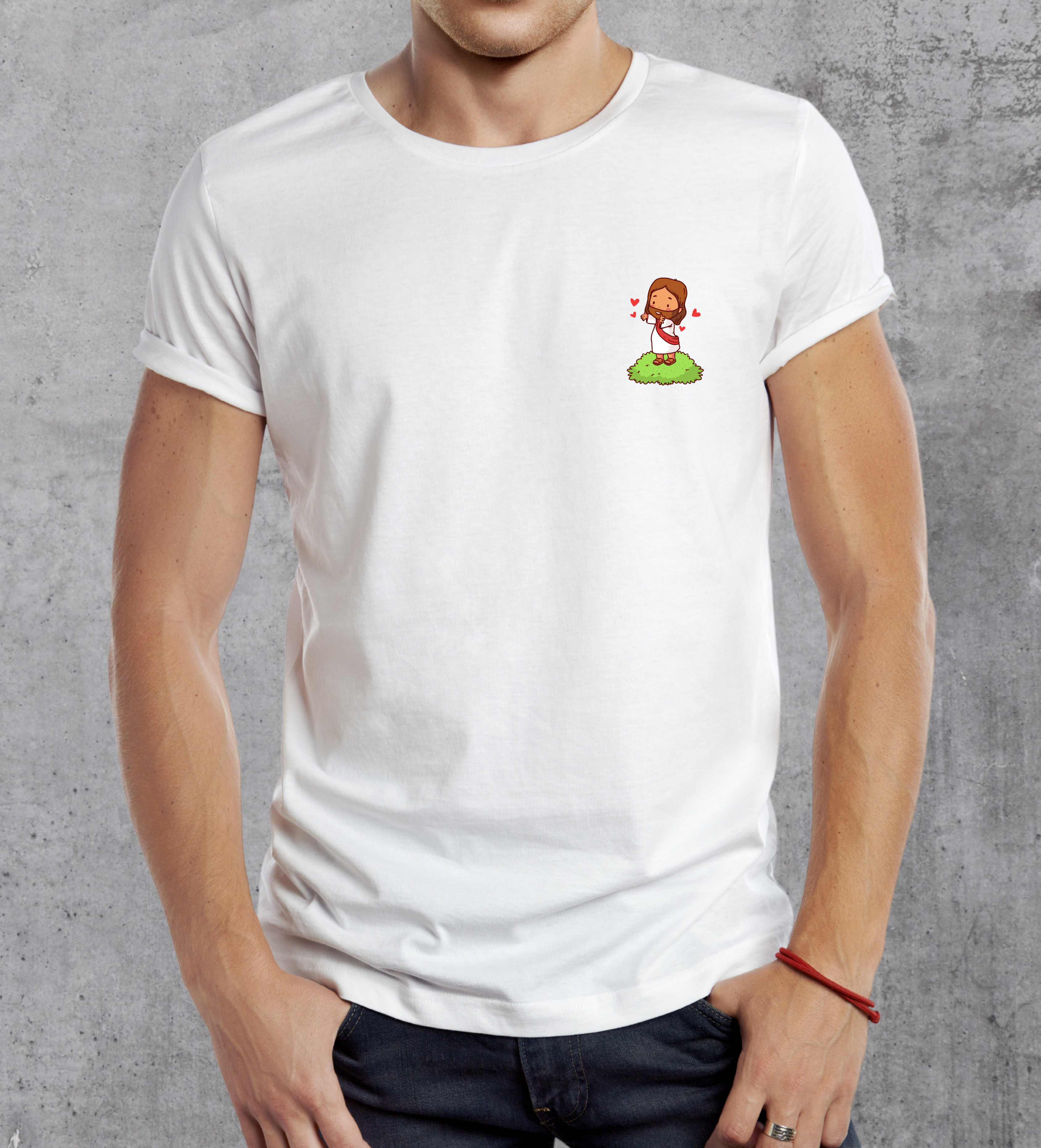 Nome do produto: Camiseta Jesus te Ama