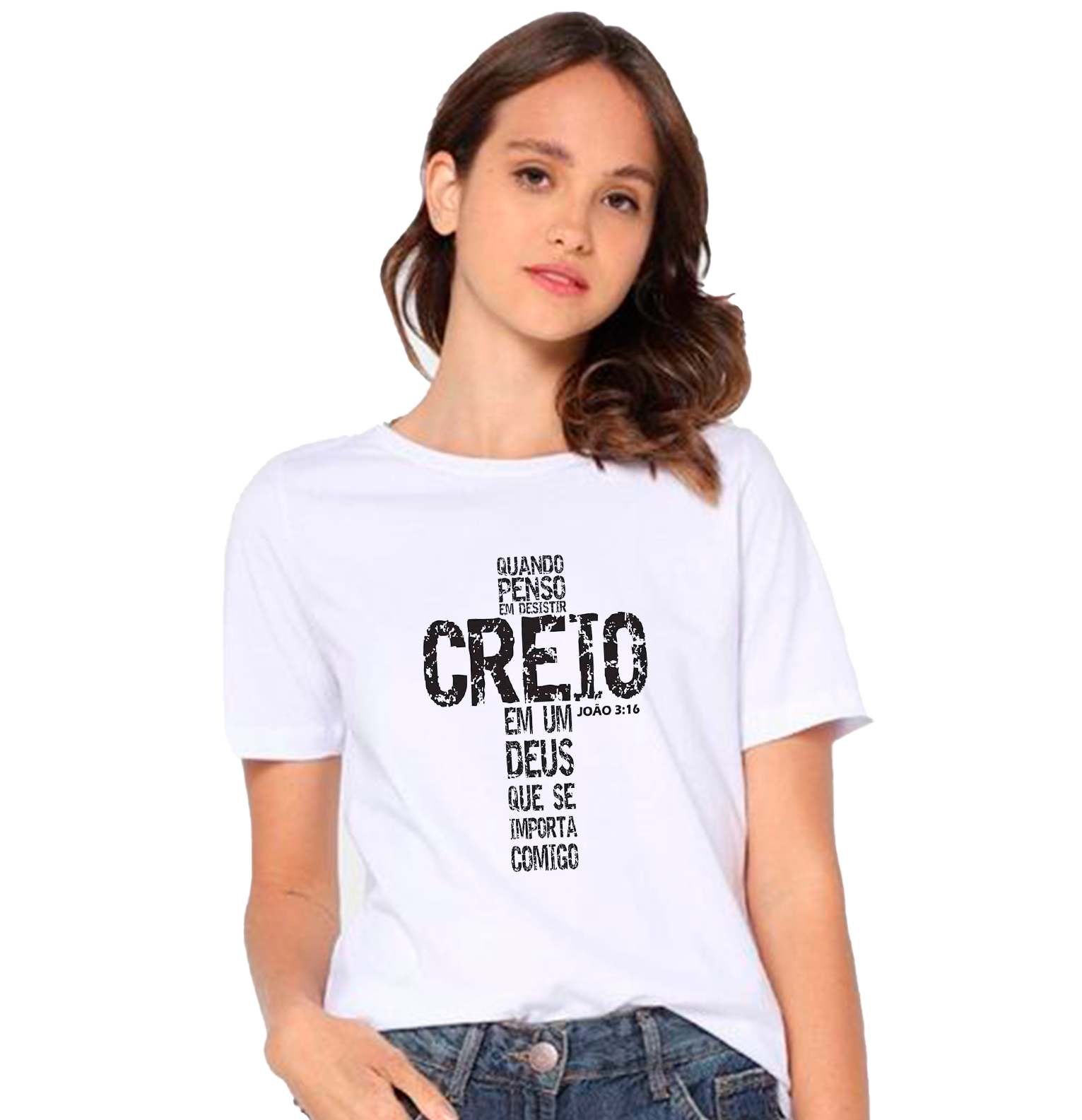 Nome do produto: Camiseta Cristã - João 3:16 / Unissex
