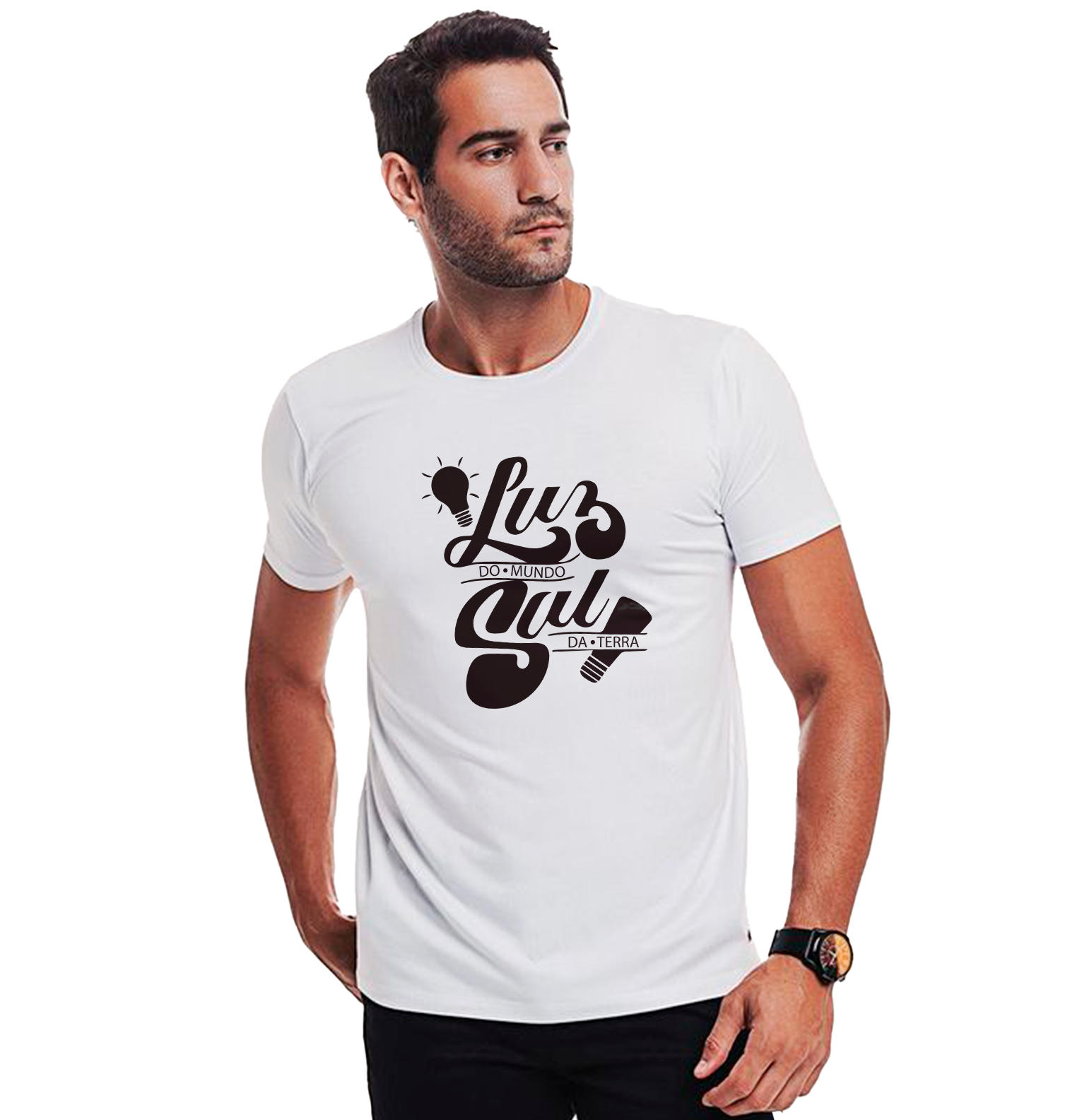 Nome do produto: Camiseta Personalizada Cristã: Luz do Mundo Sal da Terra / Unissex