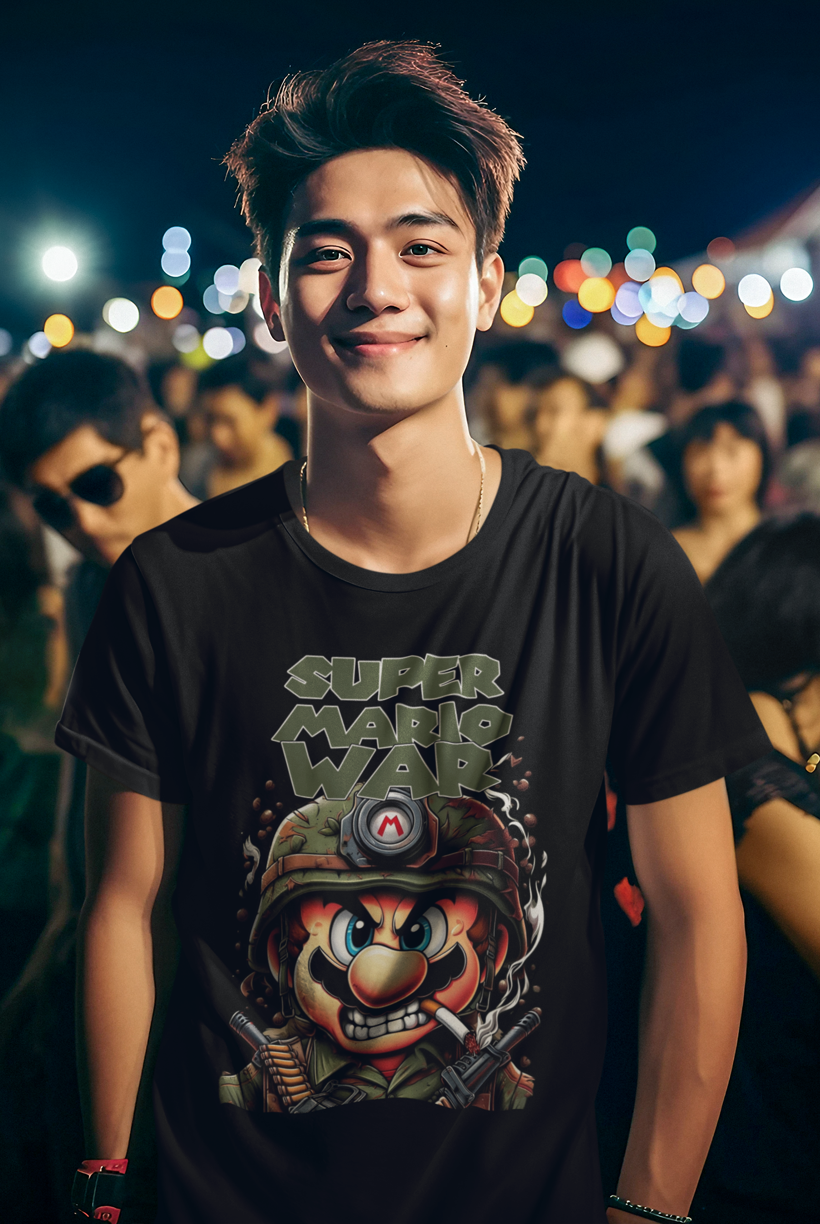 Nome do produto: Camisa Super Mario WAR