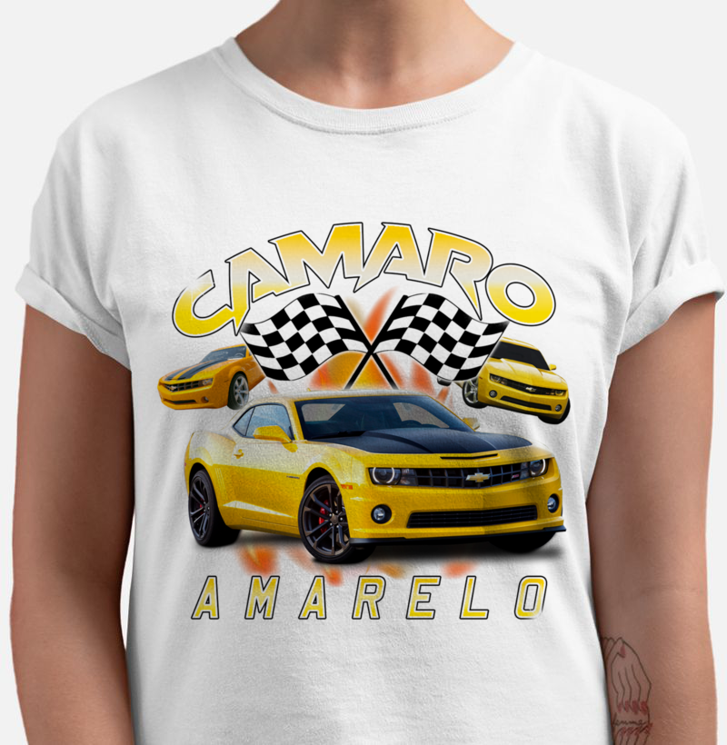 Nome do produto: Camisa Camaro Amarelo