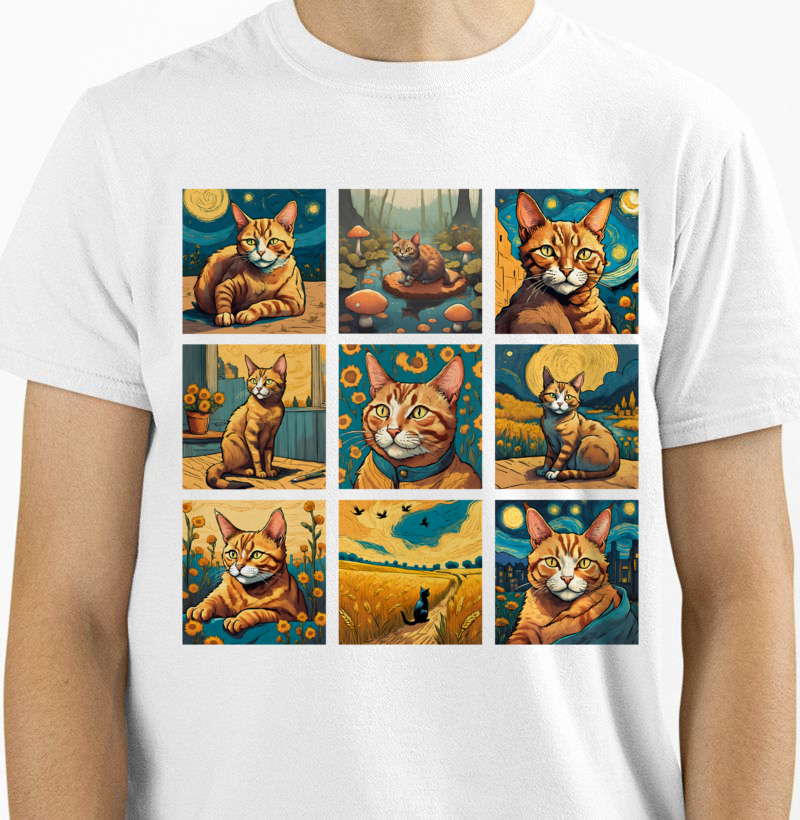 Nome do produto: Camiseta Galeria dos Gatos - Off-White