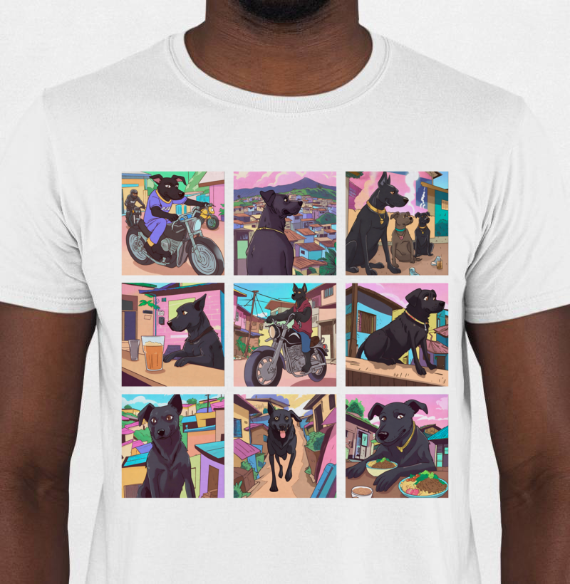 Nome do produto: Camiseta Galeria dos Cachoros- Off-White