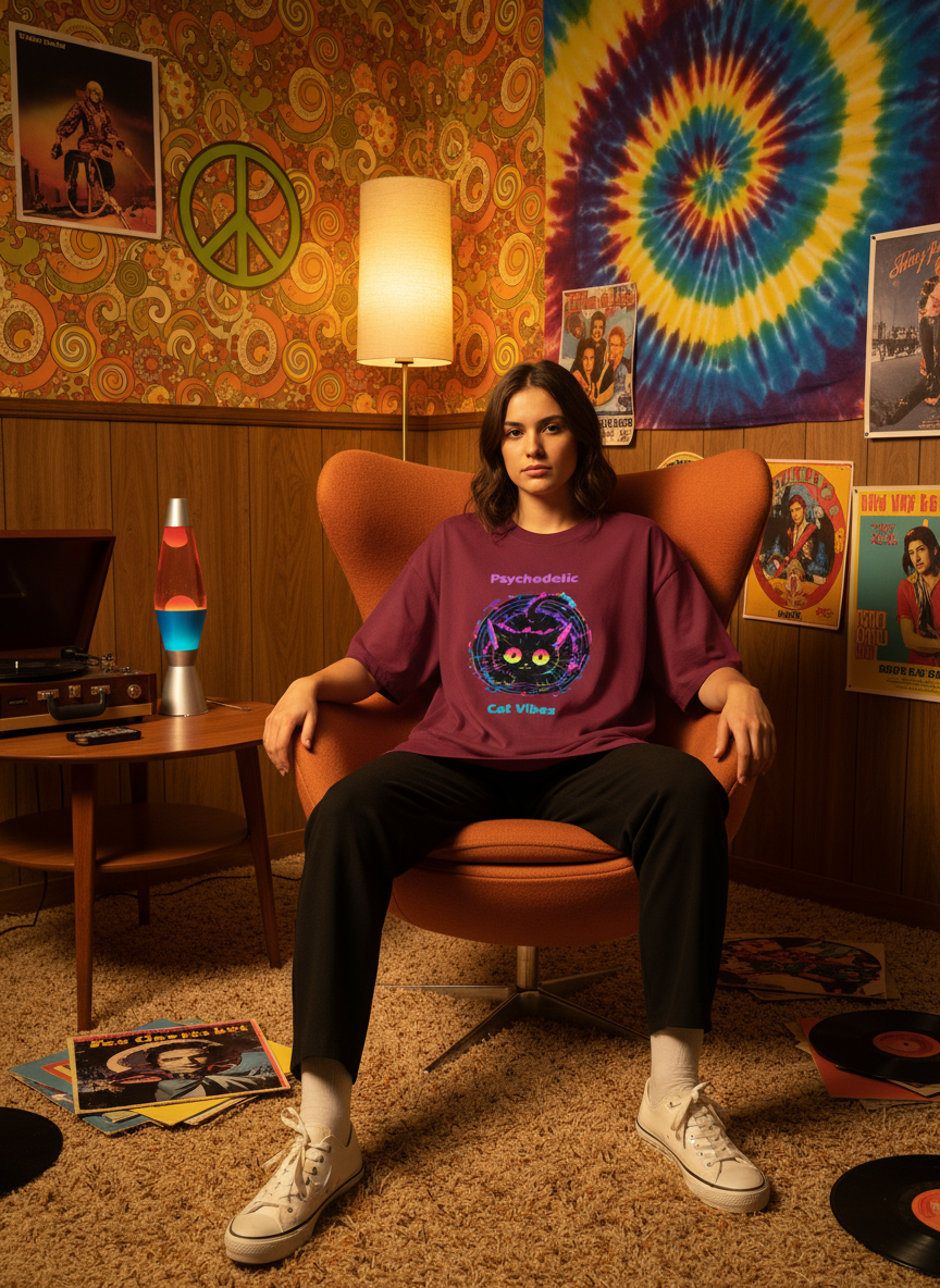 Nome do produto: Gato Psicodélico