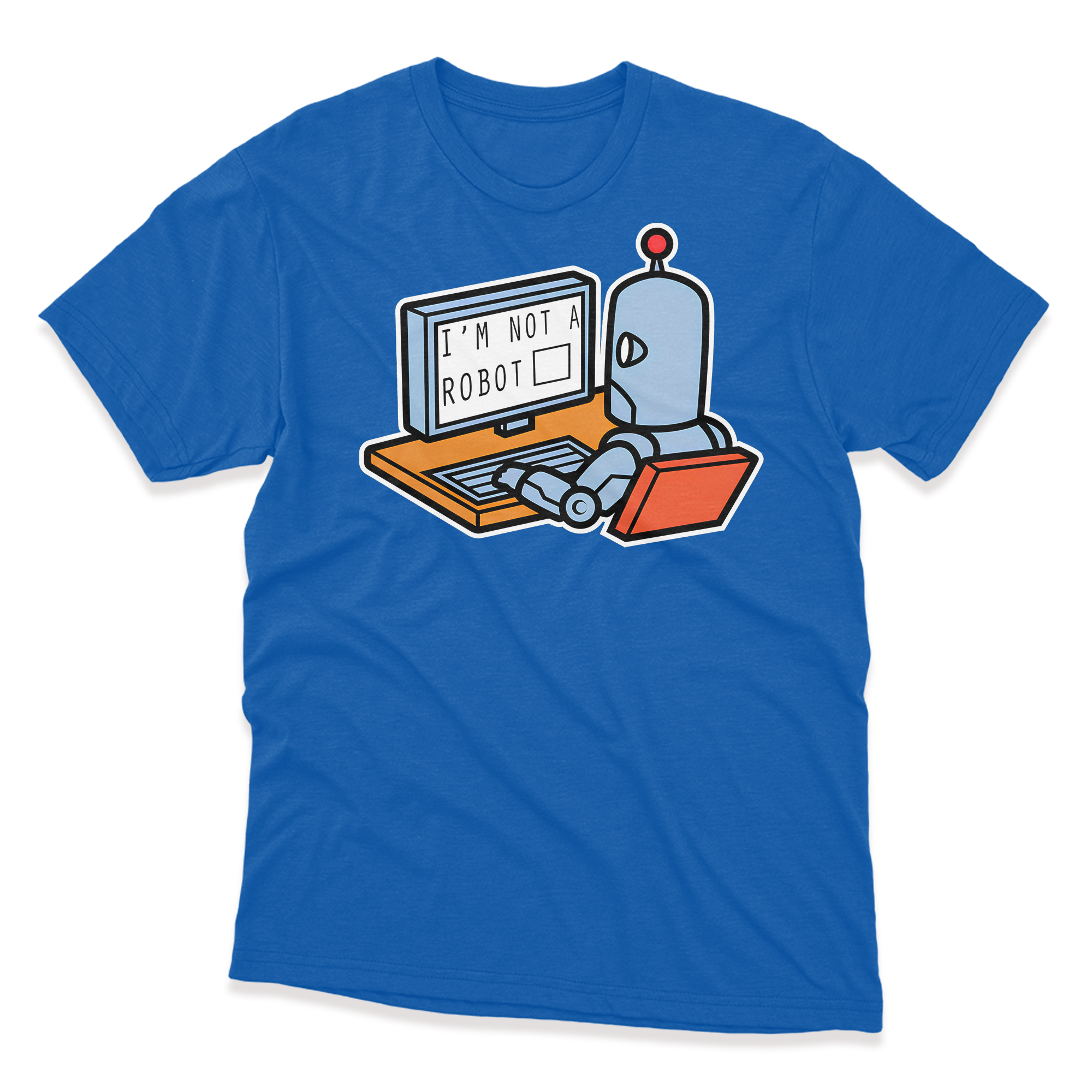 Nome do produto: Camiseta - Eu Não Sou Um Robô