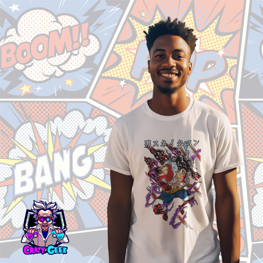 Nome do produto: Camisa Monkey D. Luffy Gear 4 - One Piece