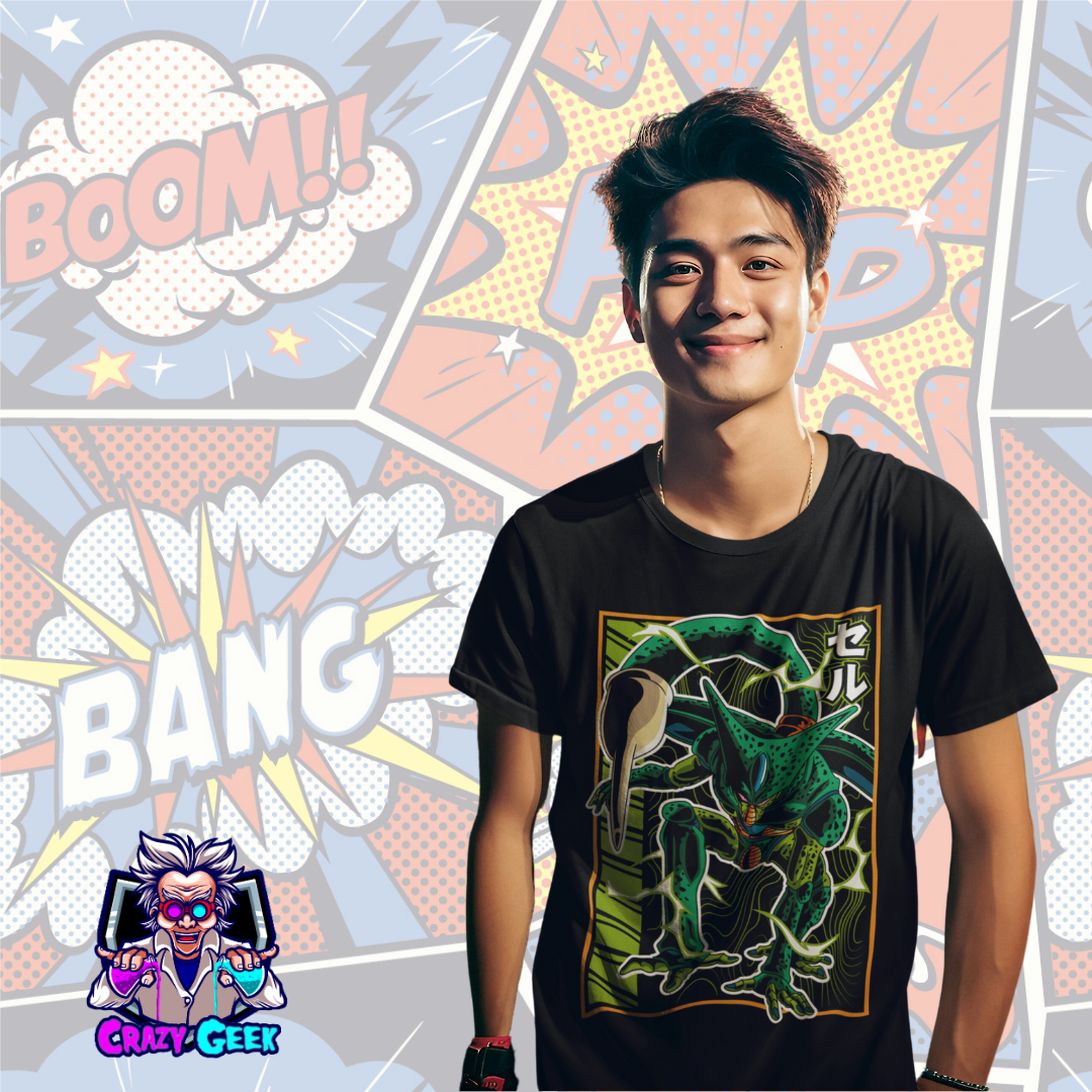 Nome do produto: Camisa Cell - Dragon Ball 