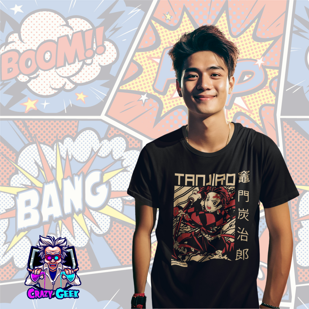Nome do produto: Camisa Tanjiro Kamado 3 - Demon Slayer 