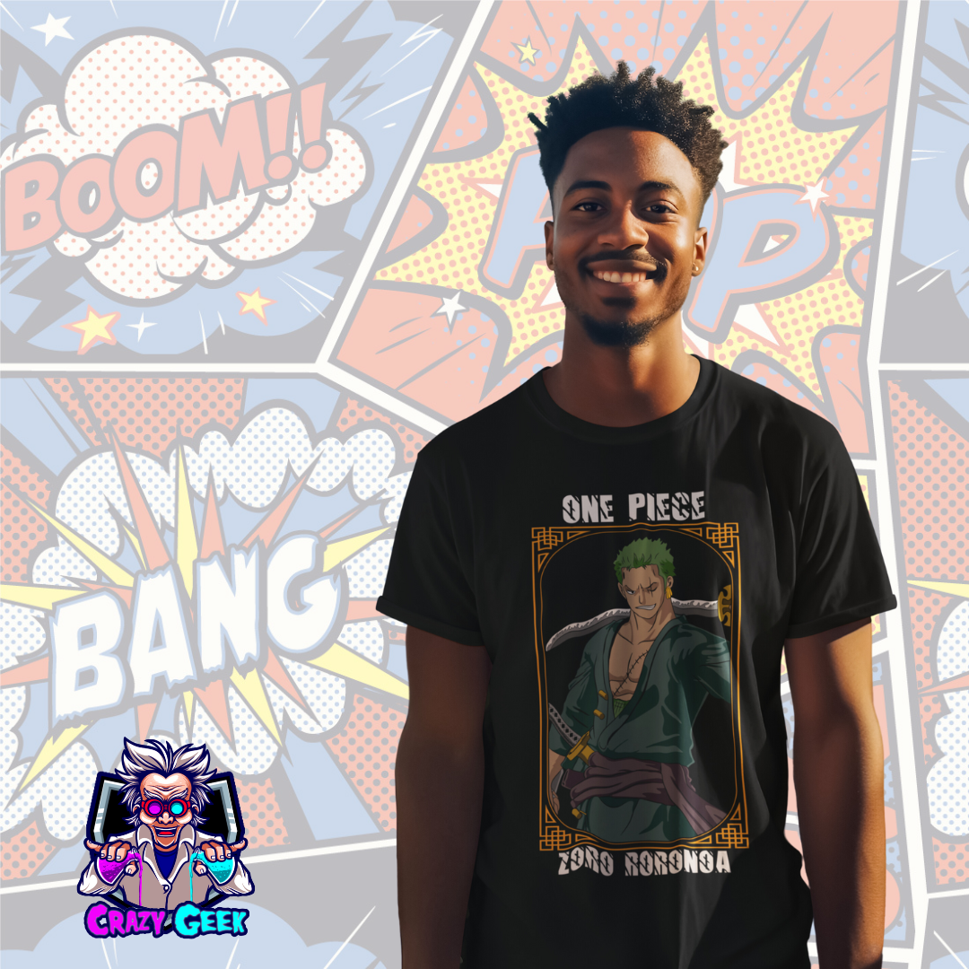 Nome do produto: Camisa Zoro Roronoa - One Piece