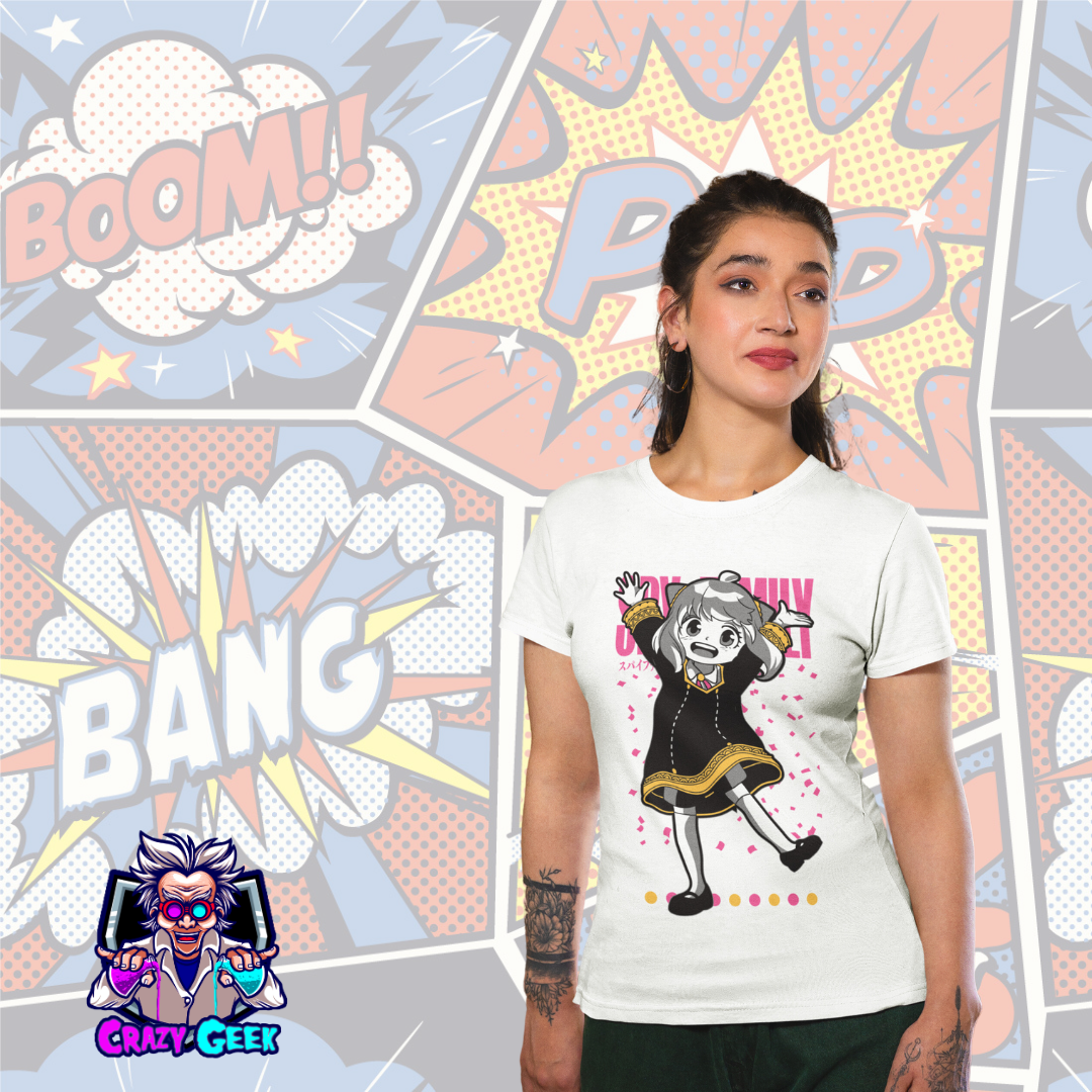 Nome do produto: Camisa Baby Long Anya Forger - Spy X Family