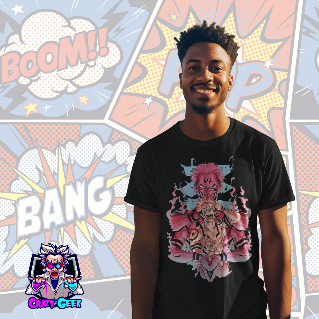 Nome do produto: Camisa Ryomen Sukuna - Jujutsu Kaisen