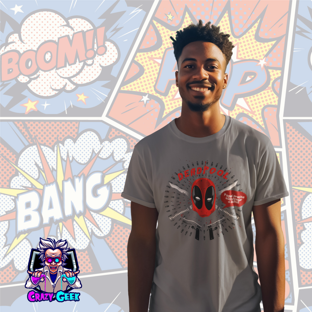 Nome do produto: Camisa DeadPool - Papai 