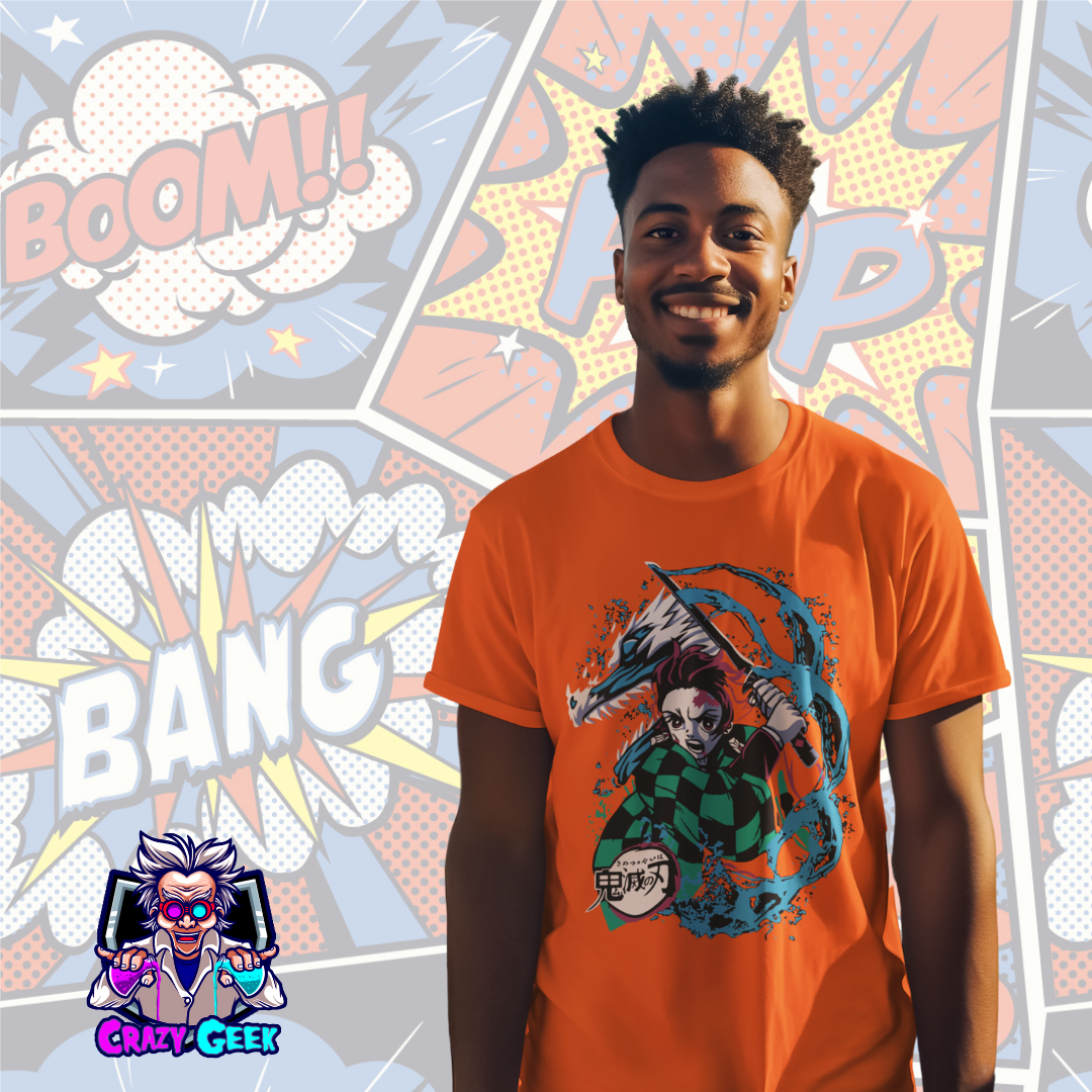 Nome do produto: Camisa Tanjiro Kamado 1 - Demon Slayer