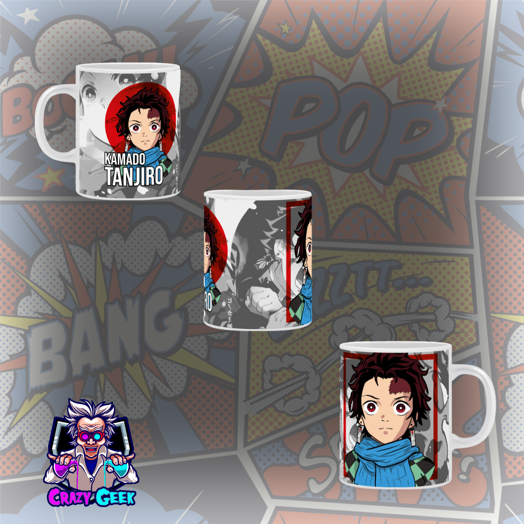 Nome do produto: Caneca Tanjiro Kamado - Demon Slayer