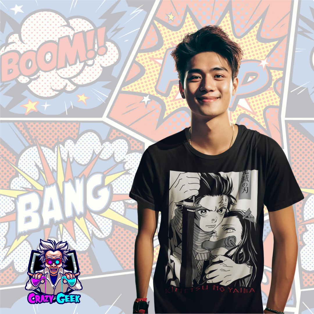 Nome do produto: Camisa Irmãos Kamado - Demon Slayer