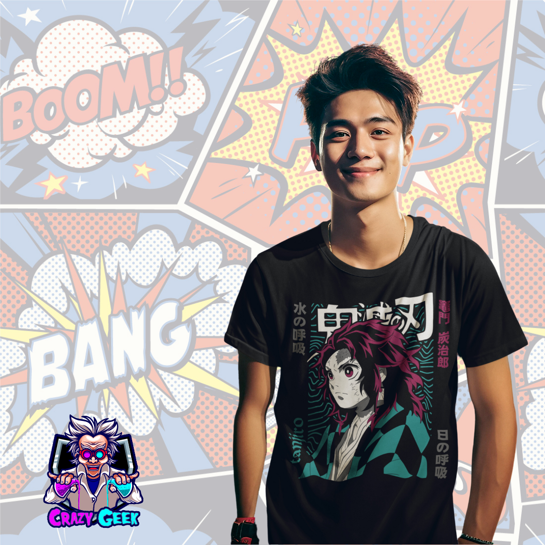 Nome do produto: Camisa Tanjiro Kamado  - Demon Slayer