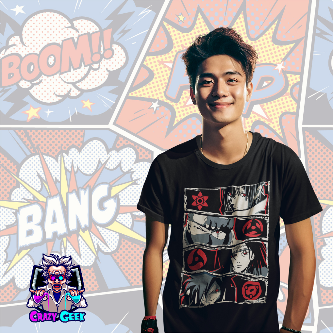 Nome do produto: Camisa 4 Sharingan - Naruto 