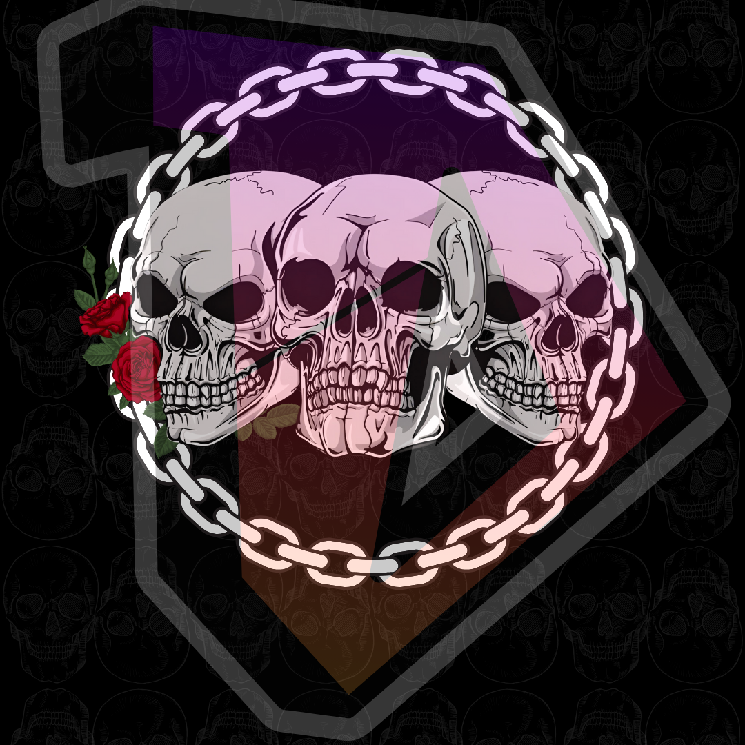 Nome do produto: DOM SKULLS AND ROSES