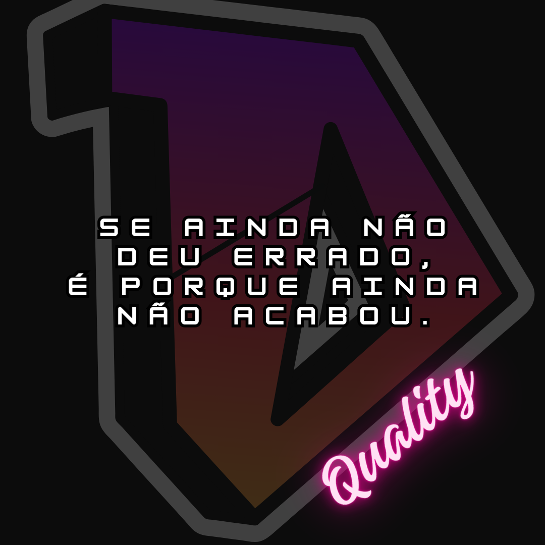 Nome do produto: Ainda Não Acabou