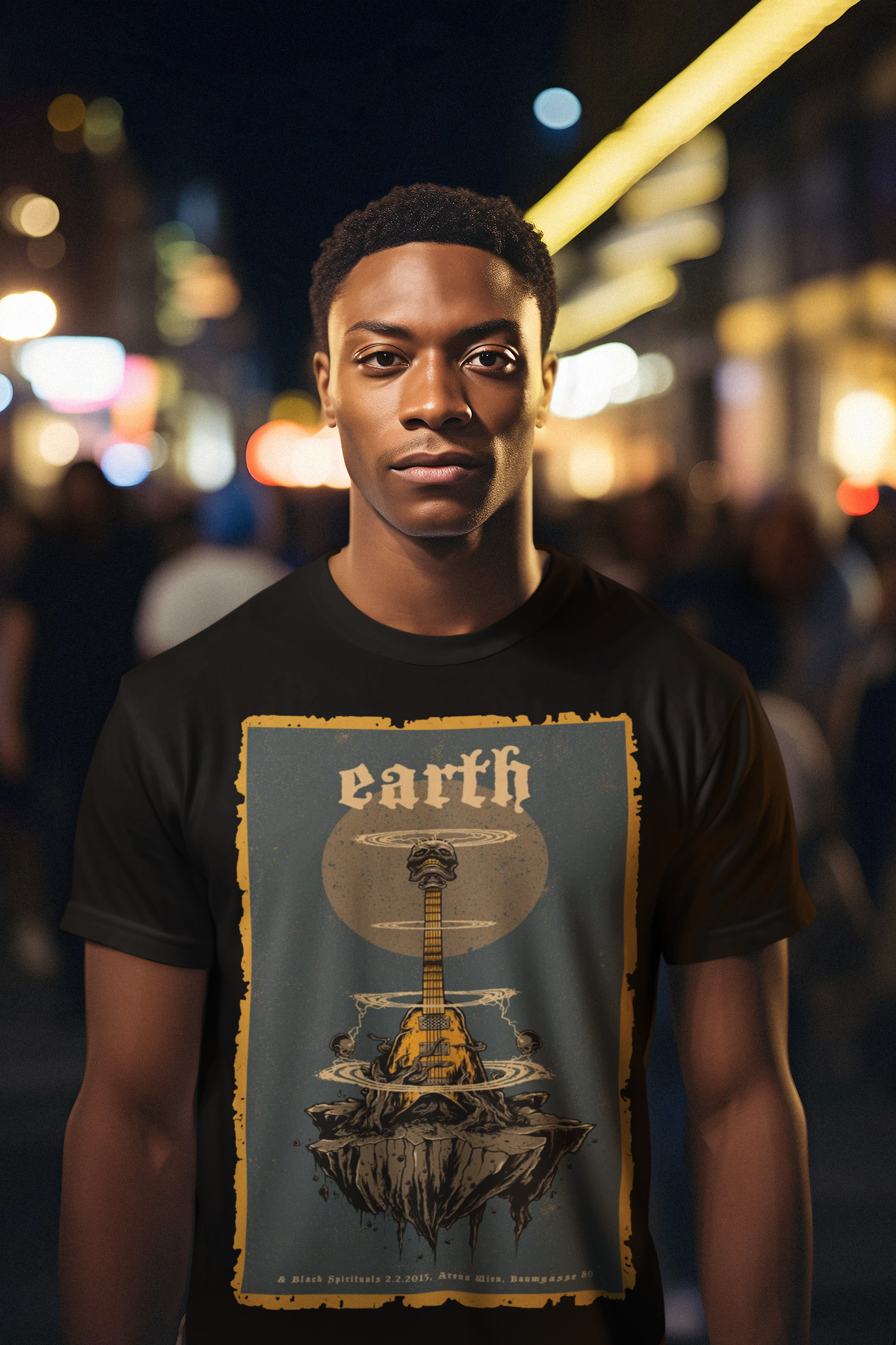 CAMISETA EARTH - Black Spirituals - Arena Wien