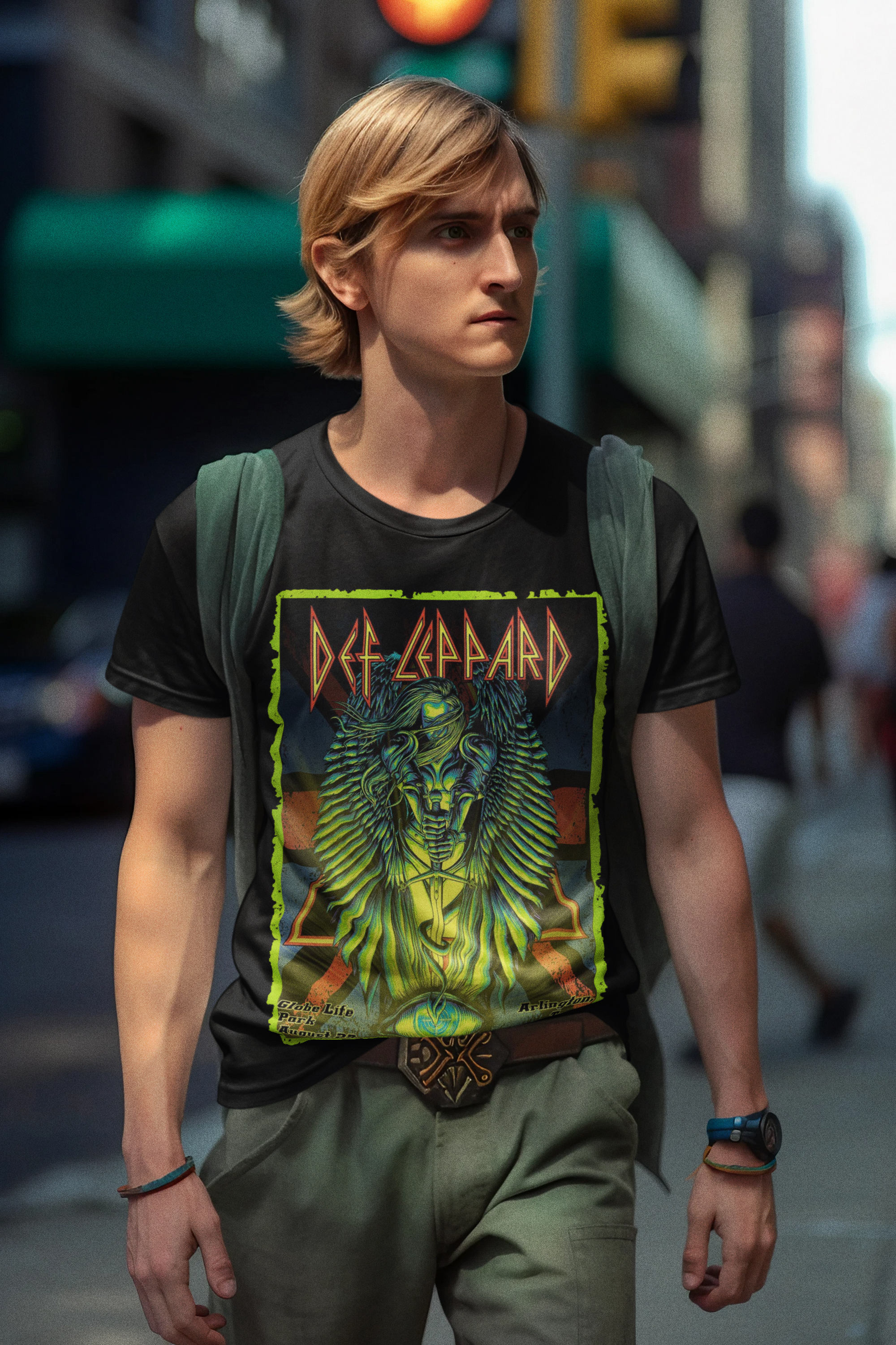 CAMISETA Def Leopard - Globe Life Park - Arlington