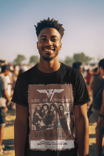 CAMISETA Van Halen - Live in Concert