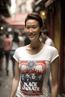 CAMISETA Feminina - Black Sabbath - Baby Long prime