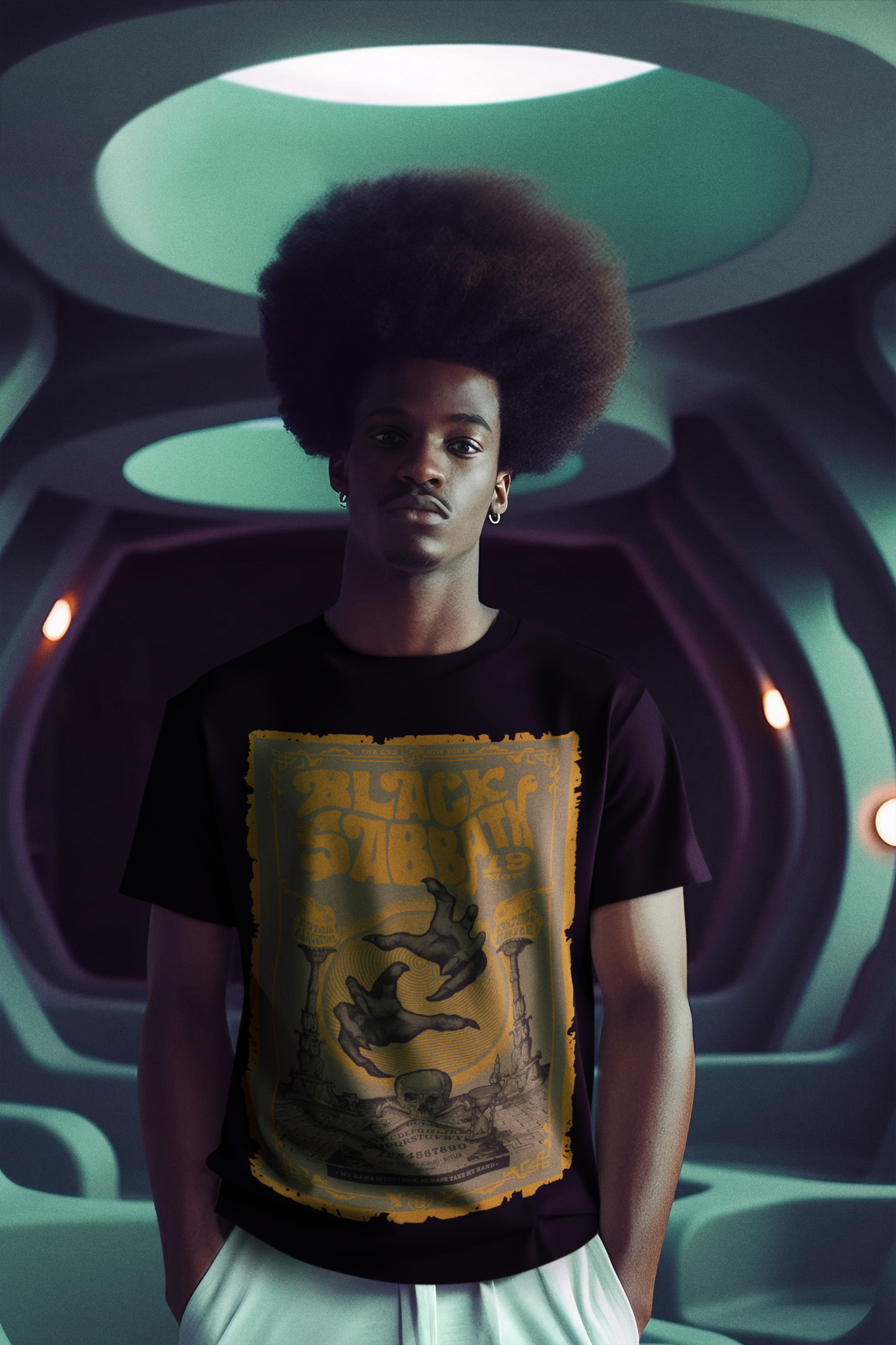 Camiseta Black Sabbath - Estádio Nacional - Santiago Chile