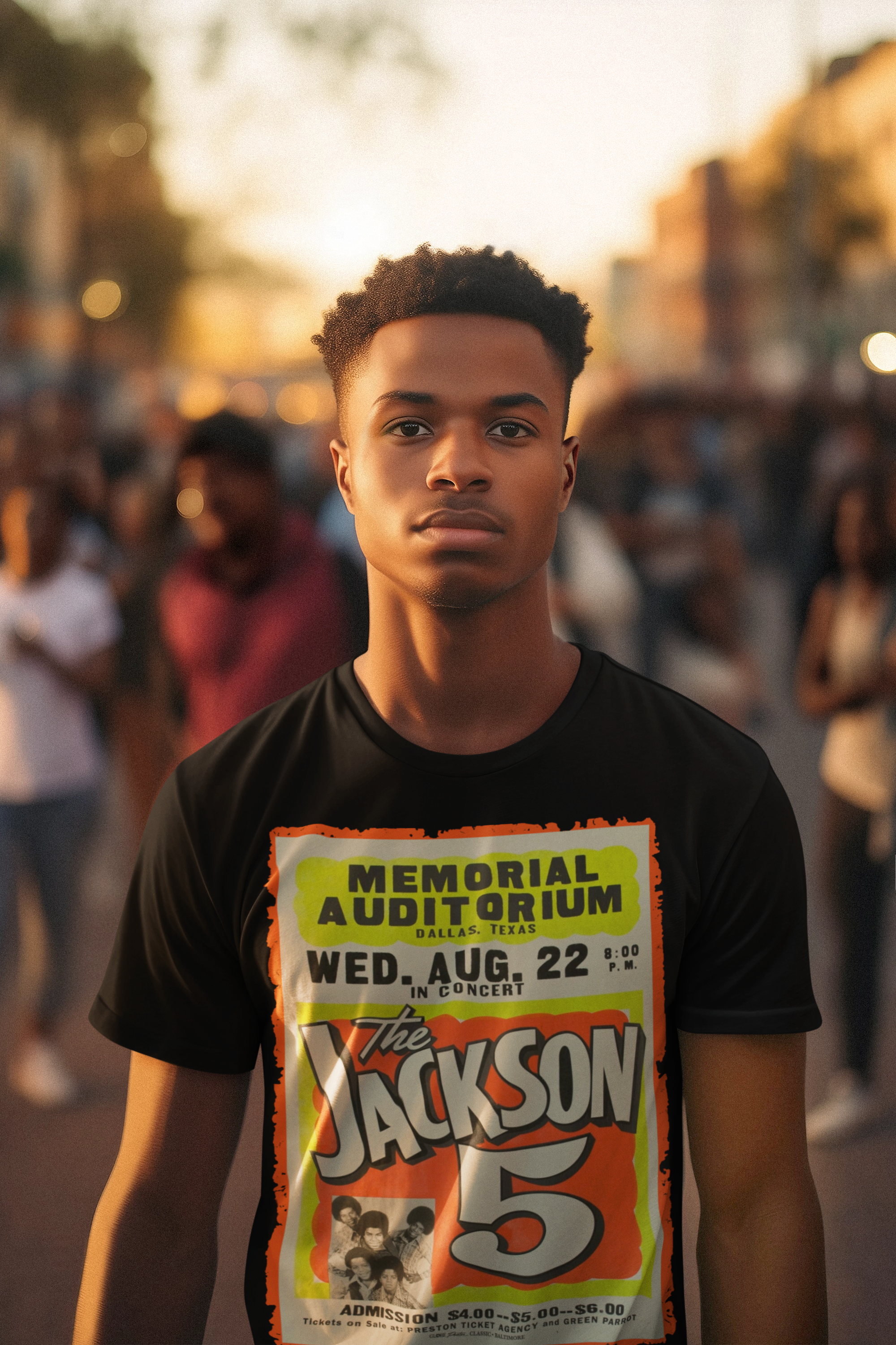 CAMISETA Jackson 5 - Memorial Auditotium - Dallas