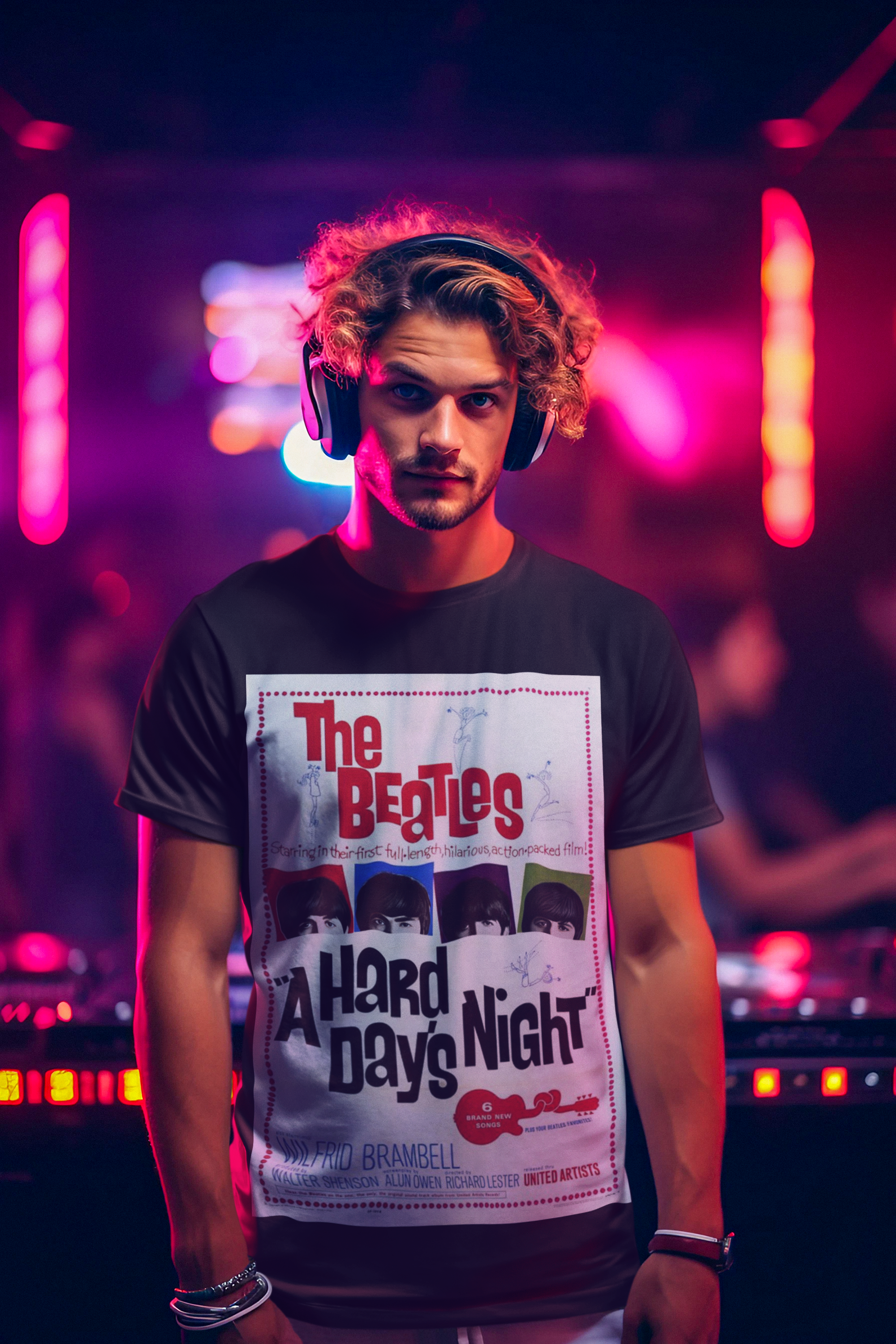 Camiseta Beatles - A Hard Days Night