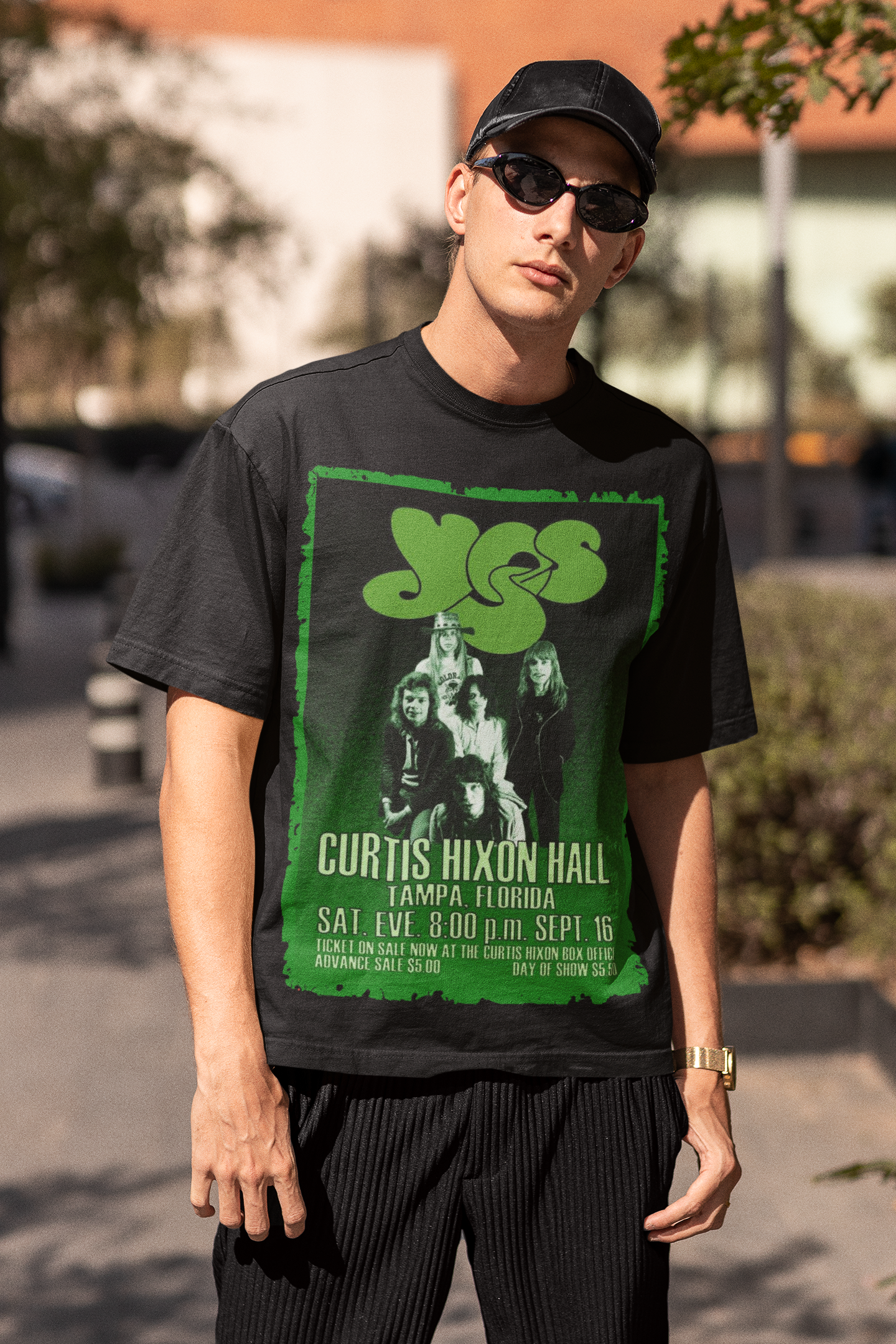 Nome do produto: Camiseta Yes - Curtis Hixon Hall - Tampa Florida