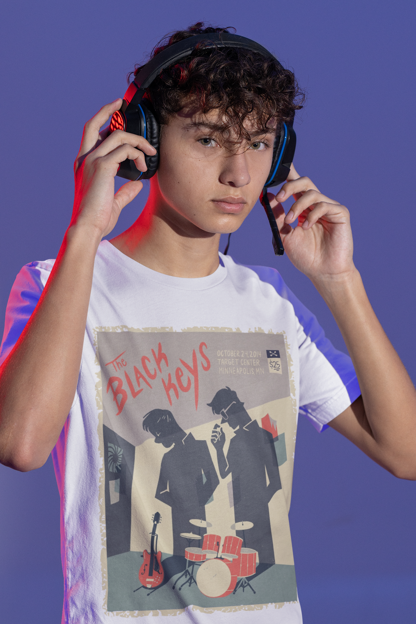 Nome do produto: CAMISETA The Black Keys - Target Center - Mineapolis