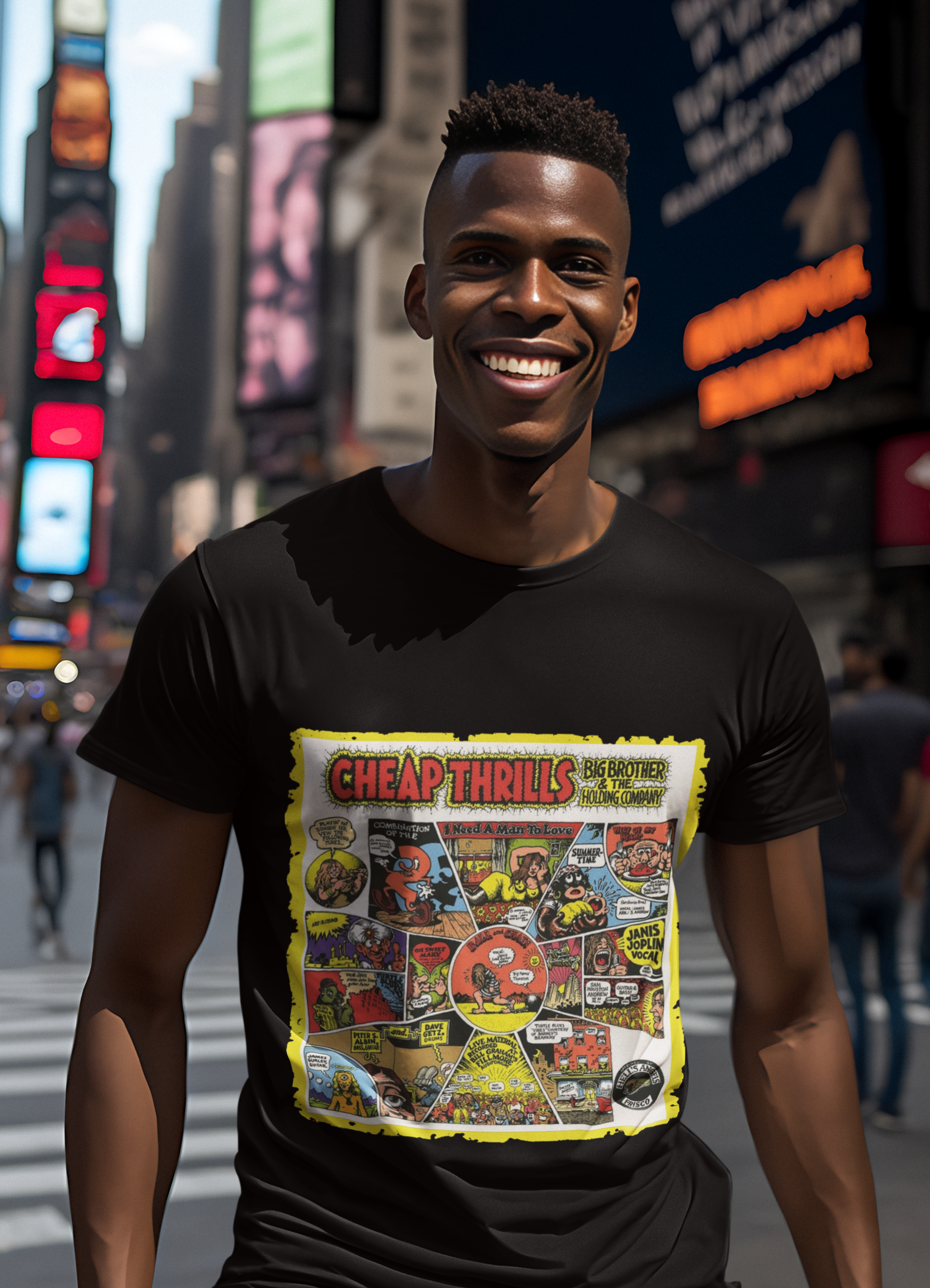 CAMISETA Janis Joplin - Cheap Thrills