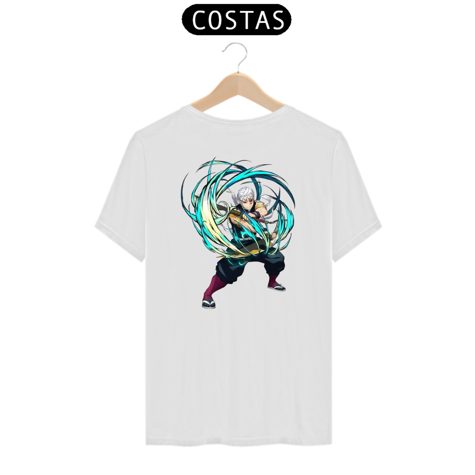 Nome do produto: Camiseta Tengen Uzui | Pilar do Som | Demon Slayer